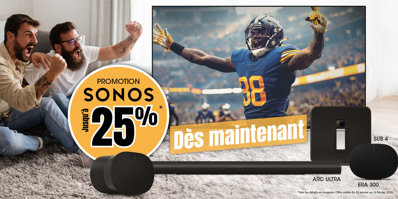 Produits Sonos promotion pour le Super Bowl | SONXPLUS Val-des-Sources