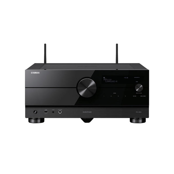 Yamaha RXA8A | Récepteur AV cinéma maison 11.2 - Série Aventage - HDMI 8K - MusicCast - HDR10+ - 150W X 11 avec Zone 3 - Noir-SONXPLUS Val-des-sources
