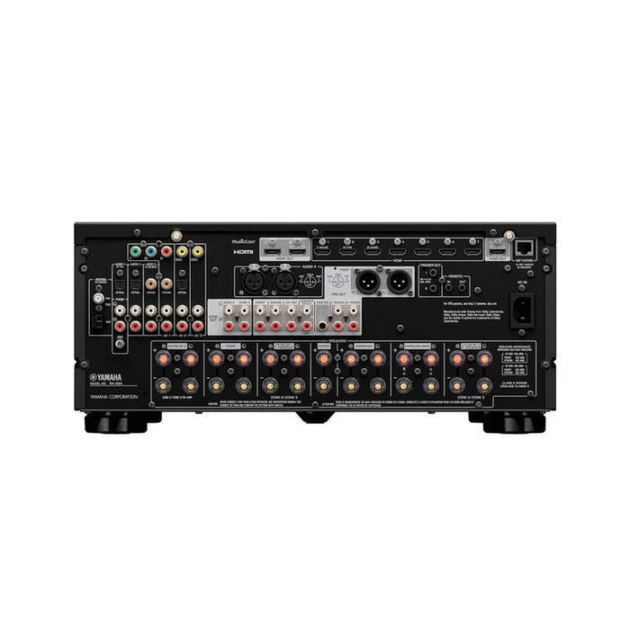 Yamaha RXA8A | Récepteur AV cinéma maison 11.2 - Série Aventage - HDMI 8K - MusicCast - HDR10+ - 150W X 11 avec Zone 3 - Noir-SONXPLUS Val-des-sources