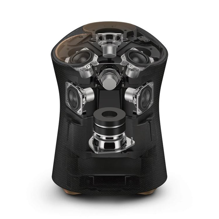 Sony SRS-RA5000 | Haut-parleur portable - Bluetooth - Sans fil - Audio 360 - 7 Haut-parleurs - Son ambiant enveloppant - Noir-SONXPLUS Val-des-sources