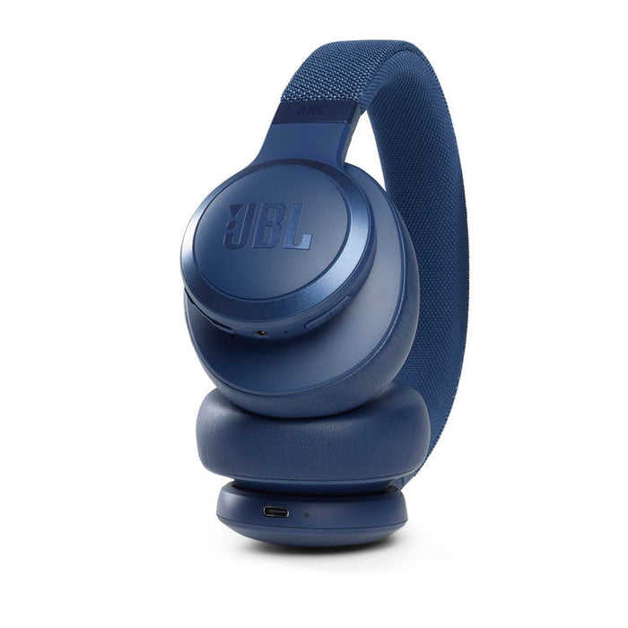 JBL Live 660NC | Écouteurs sans fil circum-auriculaires - Bluetooth - Annulation active du bruit - Connexion multipoint - Bleu-SONXPLUS Val-des-sources