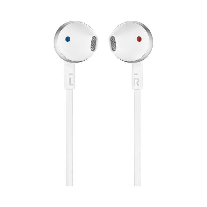 JBL Tune 205 | Écouteurs filaire intra-auriculaires - JBL Pure Bass - Microphone - Chrome-SONXPLUS Val-des-sources