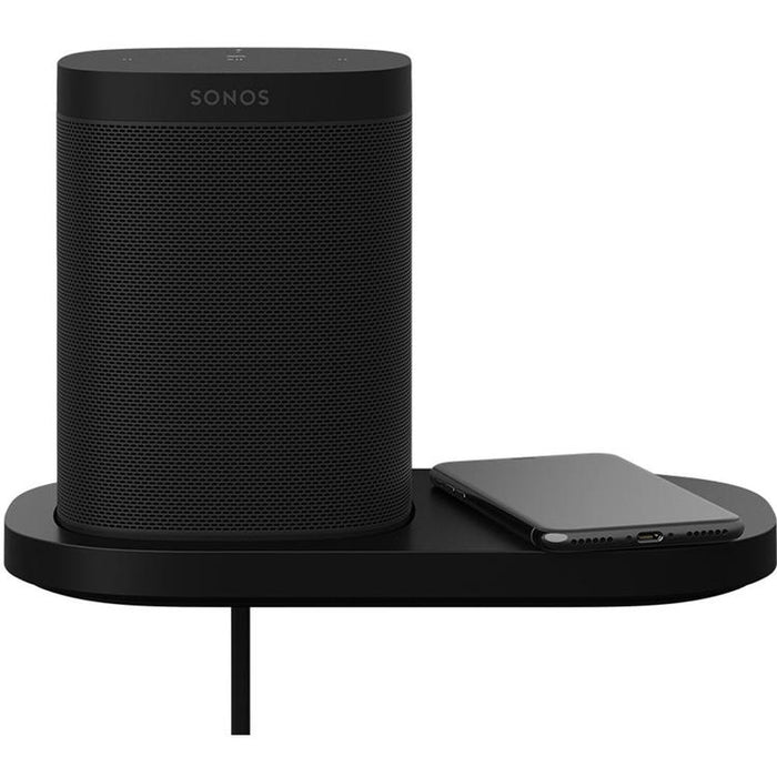 Sonos S1SHFWW1BLK | Étagère pour Haut-parleurs One et One SL - Noir-SONXPLUS Val-des-sources