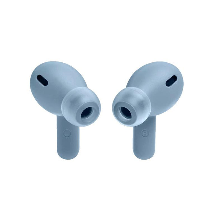 JBL Vibe 200TWS | Écouteurs 100% sans fil intra-auriculaires - Bluetooth - Son JBL Deep Bass - Microphone - Bleu-SONXPLUS Val-des-sources