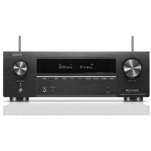 Denon AVRX1700H | Récepteur AV 7.2 canaux - Cinéma maison - Audio 3D - 8K - HEOS - 80 W / Canal - Noir-SONXPLUS Val-des-sources