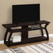 Monarch Specialties I 2667 | Meuble TV - 60" - Concept ouvert avec 3 niveaux - Espresso-SONXPLUS Val-des-sources