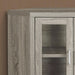 Monarch Specialties I 2701 | Meuble TV - 42" - En coin - Portes vitrés - Taupe Foncé-SONXPLUS Val-des-sources