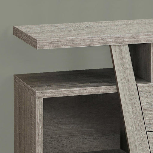 Monarch Specialties I 2721 | Meuble TV - 60" - 2 Tiroirs de rangement - Taupe foncé-SONXPLUS Val-des-sources