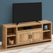 Monarch Specialties I 2744 | Meuble TV - 60" - Imitation bois - Pin d'or-SONXPLUS Val-des-sources
