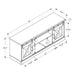 Monarch Specialties I 2745 | Meuble TV - 60" - 2 Portes coulissantes - Expresso-SONXPLUS Val-des-sources