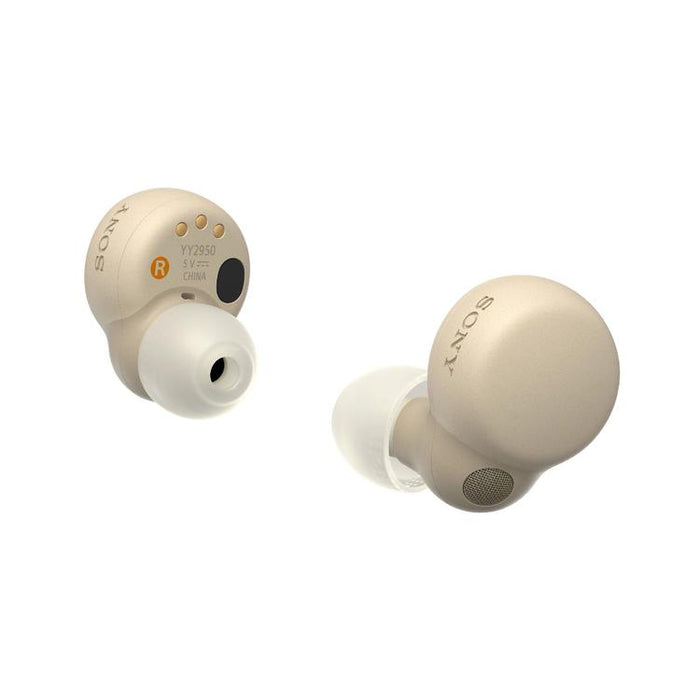 Sony WFLS900N | Écouteurs intra-auriculaires - LinkBuds - 100% Sans fil - Bluetooth - Microphone - Suppression active du bruit - Crème-SONXPLUS Val-des-sources
