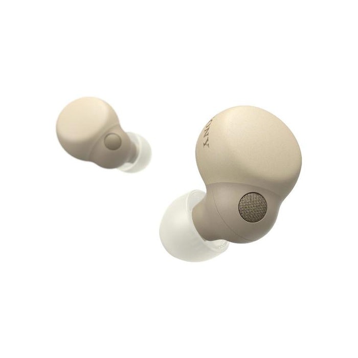 Sony WFLS900N | Écouteurs intra-auriculaires - LinkBuds - 100% Sans fil - Bluetooth - Microphone - Suppression active du bruit - Crème-SONXPLUS Val-des-sources