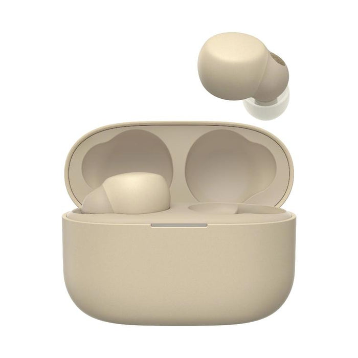 Sony WFLS900N | Écouteurs intra-auriculaires - LinkBuds - 100% Sans fil - Bluetooth - Microphone - Suppression active du bruit - Crème-SONXPLUS Val-des-sources
