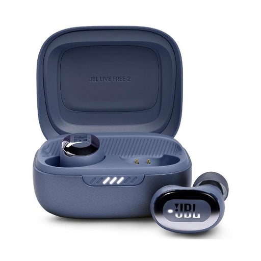 JBL Live Free 2 | Écouteurs intra-auriculaires - 100% Sans fil - Bluetooth - Smart Ambient - Microphones - Bleu-SONXPLUS Val-des-sources
