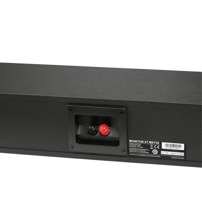 Polk Monitor XT35 | Haut-parleur central mince - Haute Résolution - Noir-SONXPLUS Val-des-sources