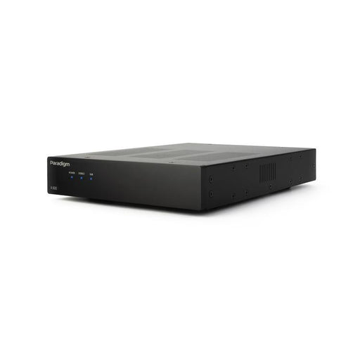 Paradigm X-500 | Amplificateur stéréo - 2 canaux ou monocanal ponté - Jusqu’à 500 watts de puissance - Mince - Noir-SONXPLUS Val-des-sources