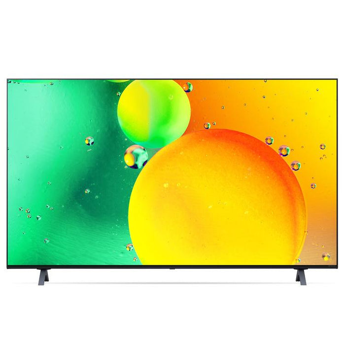 LG 50NANO75UQA | Téléviseur intelligent 50" NanoCell 4K - DEL - Série Nano75 - HDR - Processeur IA a5 Gen5 4K - Noir-SONXPLUS Val-des-sources