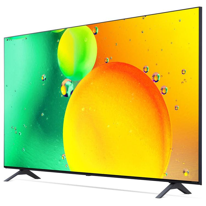 LG 50NANO75UQA | Téléviseur intelligent 50" NanoCell 4K - DEL - Série Nano75 - HDR - Processeur IA a5 Gen5 4K - Noir-SONXPLUS Val-des-sources