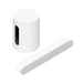 Sonos | Ensemble de divertissement avec Ray et Mini-Sub - Blanc-SONXPLUS Val-des-sources