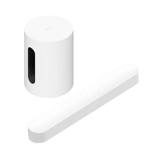Sonos | Ensemble de divertissement avec Beam (Gén.2) et Mini-Sub - Blanc-SONXPLUS Val-des-sources
