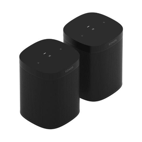 Sonos | Ensemble pour deux pièces avec One SL - Noir-SONXPLUS Val-des-sources