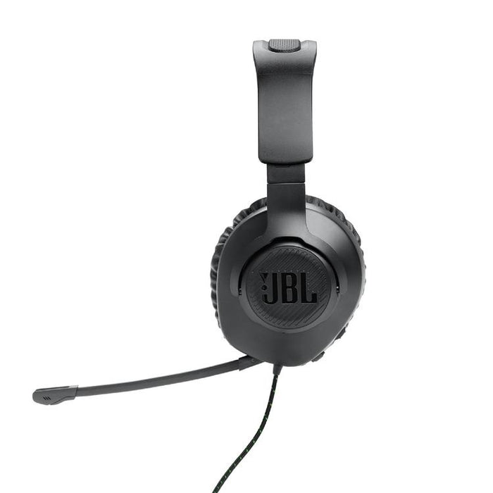 JBL Quantum 100X | Casque de jeu filaire circum-auriculaire - Pour Console X-box - Noir/Vert-SONXPLUS Val-des-sources
