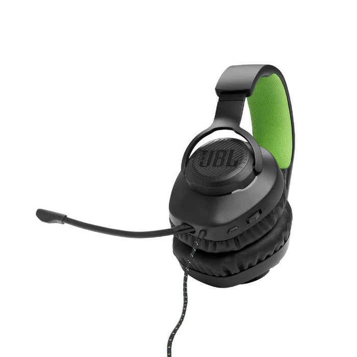 JBL Quantum 100X | Casque de jeu filaire circum-auriculaire - Pour Console X-box - Noir/Vert-SONXPLUS Val-des-sources