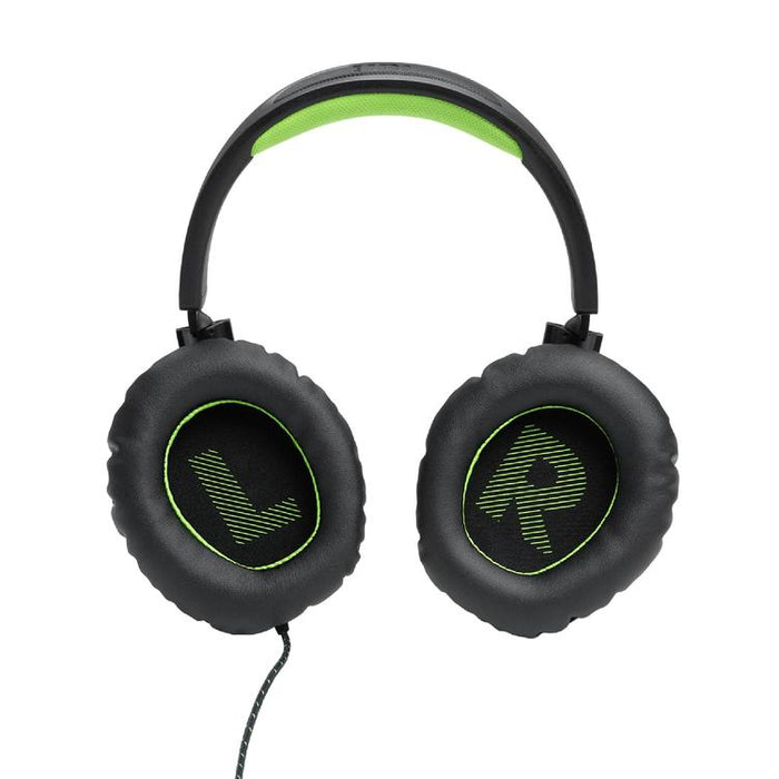 JBL Quantum 100X | Casque de jeu filaire circum-auriculaire - Pour Console X-box - Noir/Vert-SONXPLUS Val-des-sources
