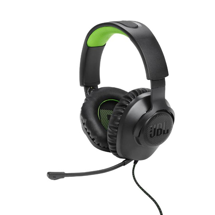 JBL Quantum 100X | Casque de jeu filaire circum-auriculaire - Pour Console X-box - Noir/Vert-SONXPLUS Val-des-sources