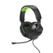 JBL Quantum 100X | Casque de jeu filaire circum-auriculaire - Pour Console X-box - Noir/Vert-SONXPLUS Val-des-sources