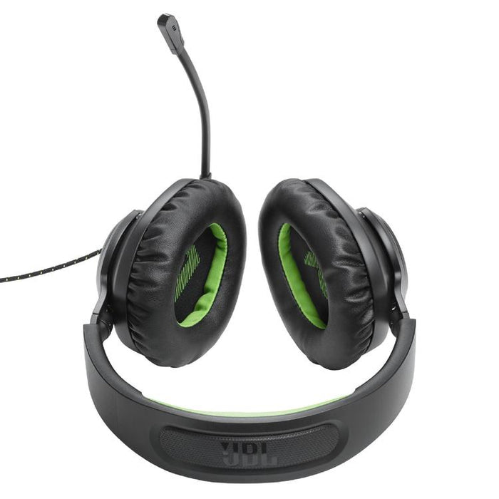 JBL Quantum 100X | Casque de jeu filaire circum-auriculaire - Pour Console X-box - Noir/Vert-SONXPLUS Val-des-sources