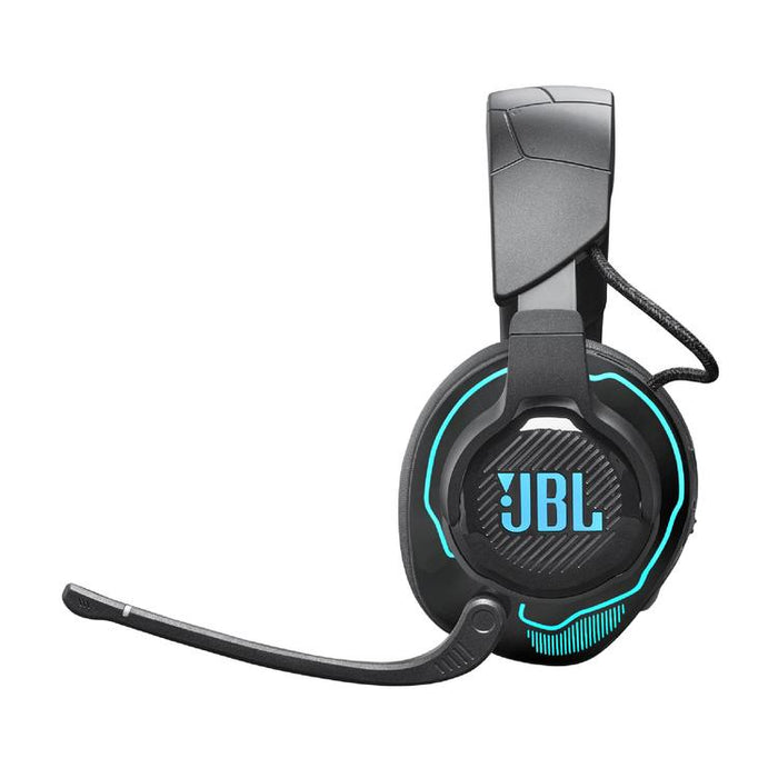 JBL Quantum 910 | Casque de jeu Pro circum-auriculaire - Sans Fil - Éclairage RGB - Réduction de bruit - Noir-SONXPLUS Val-des-sources