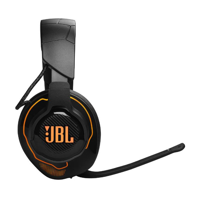 JBL Quantum 910 | Casque de jeu Pro circum-auriculaire - Sans Fil - Éclairage RGB - Réduction de bruit - Noir-SONXPLUS Val-des-sources