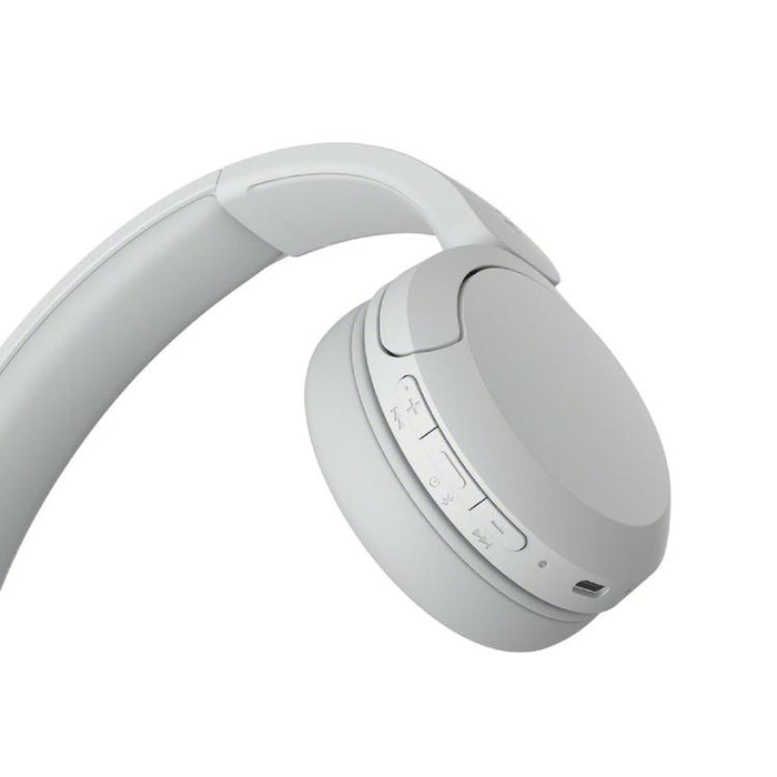 Sony WH-CH520 | Écouteurs supra-auriculaires - Sans fil - Bluetooth - Jusqu'à 50 heures d'autonomie - Blanc-SONXPLUS Val-des-sources