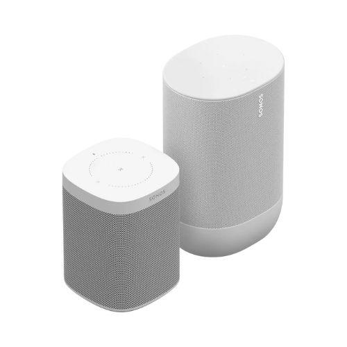 Sonos | Ensemble intérieur-extérieur - Era 100 et Move - Blanc-SONXPLUS Val-des-sources