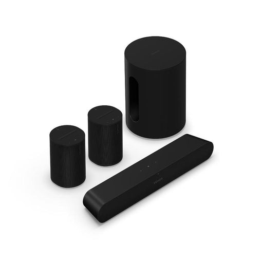 Sonos | Ensemble immersif avec Ray - Sub Mini - 2 x Era 100 - Noir-SONXPLUS Val-des-sources