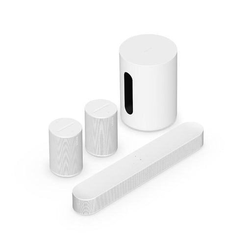 Sonos | Ensemble immersif avec Beam - Sub Mini - Era 100 - Blanc-SONXPLUS Val-des-sources