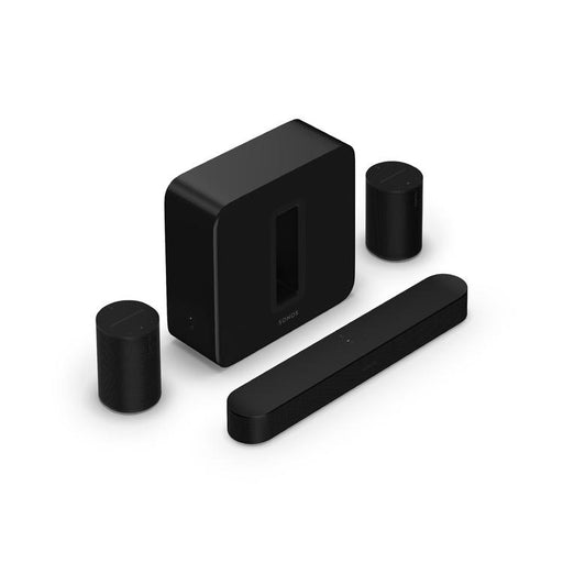 Sonos | Ensemble immersif haut de gamme avec Beam - Sub - Era 100 - Noir-SONXPLUS Val-des-sources