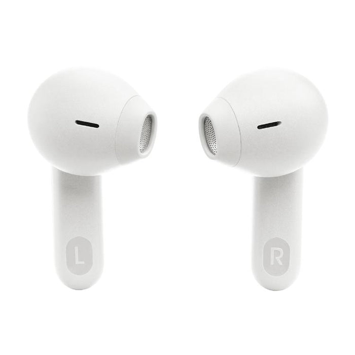 JBL Tune Flex | Écouteurs intra-auriculaires - 100% Sans fil - Bluetooth - Réduction de bruit - Conception Stick-open - IPX4 - Blanc-SONXPLUS Val-des-sources