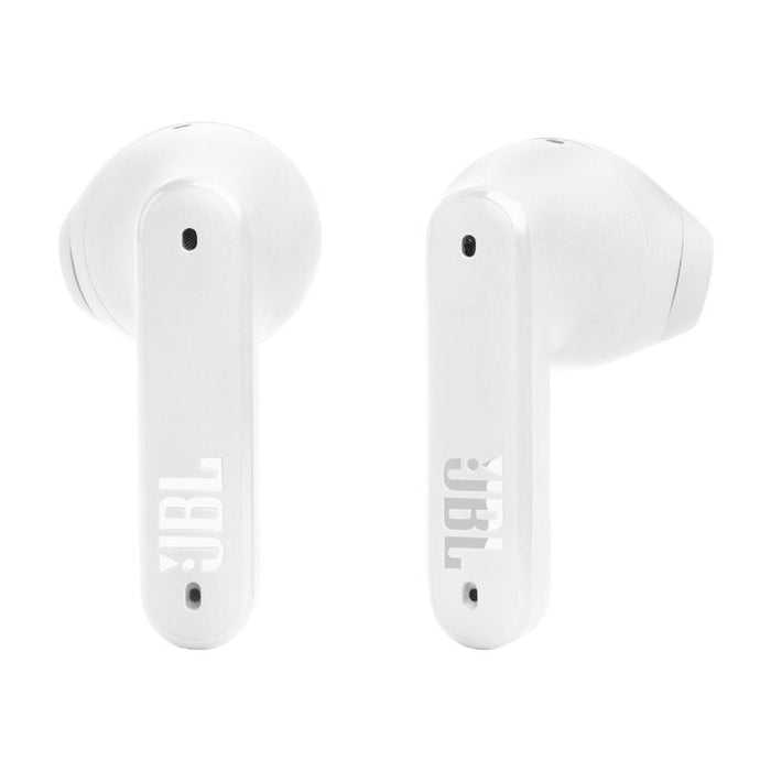 JBL Tune Flex | Écouteurs intra-auriculaires - 100% Sans fil - Bluetooth - Réduction de bruit - Conception Stick-open - IPX4 - Blanc-SONXPLUS Val-des-sources
