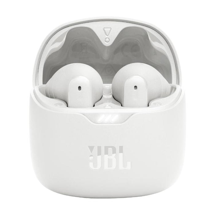 JBL Tune Flex | Écouteurs intra-auriculaires - 100% Sans fil - Bluetooth - Réduction de bruit - Conception Stick-open - IPX4 - Blanc-SONXPLUS Val-des-sources