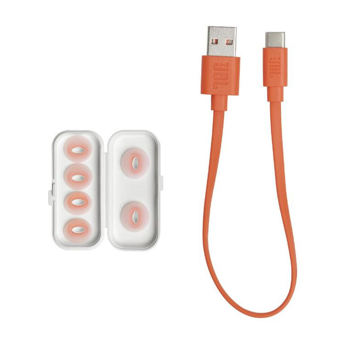 JBL Tune Flex | Écouteurs intra-auriculaires - 100% Sans fil - Bluetooth - Réduction de bruit - Conception Stick-open - IPX4 - Blanc-SONXPLUS Val-des-sources