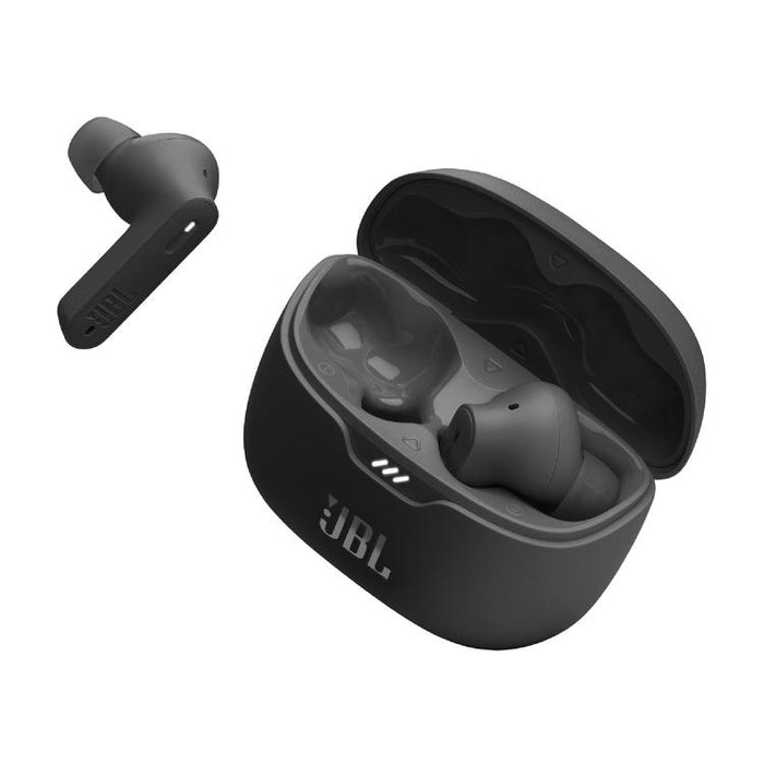 JBL Tune Beam | Écouteurs intra-auriculaires - 100% Sans fil - Bluetooth - Smart Ambient - Conception Stick-open - Noir-SONXPLUS Val-des-sources