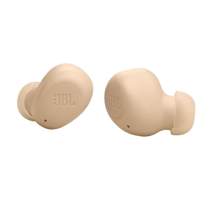 JBL Vibe Buds | Écouteurs intra-auriculaires - Sans fil - Bluetooth - Technologie Smart Ambient - Beige-SONXPLUS Val-des-sources