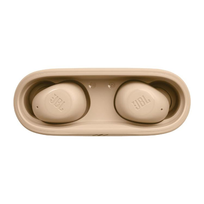 JBL Vibe Buds | Écouteurs intra-auriculaires - Sans fil - Bluetooth - Technologie Smart Ambient - Beige-SONXPLUS Val-des-sources