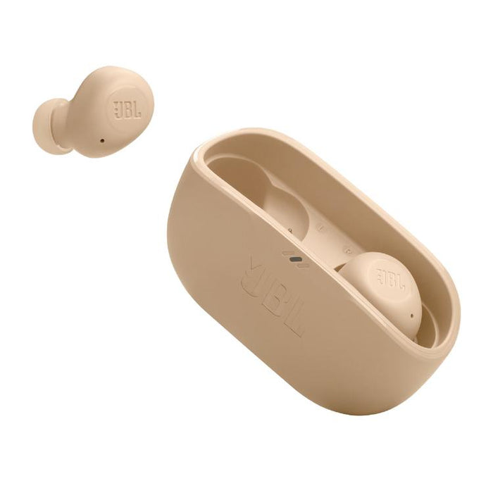 JBL Vibe Buds | Écouteurs intra-auriculaires - Sans fil - Bluetooth - Technologie Smart Ambient - Beige-SONXPLUS Val-des-sources