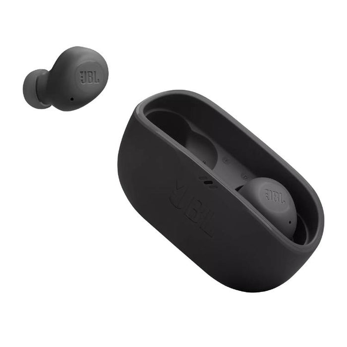 JBL Vibe Buds | Écouteurs intra-auriculaires - Sans fil - Bluetooth - Technologie Smart Ambient - Noir-SONXPLUS Val-des-sources