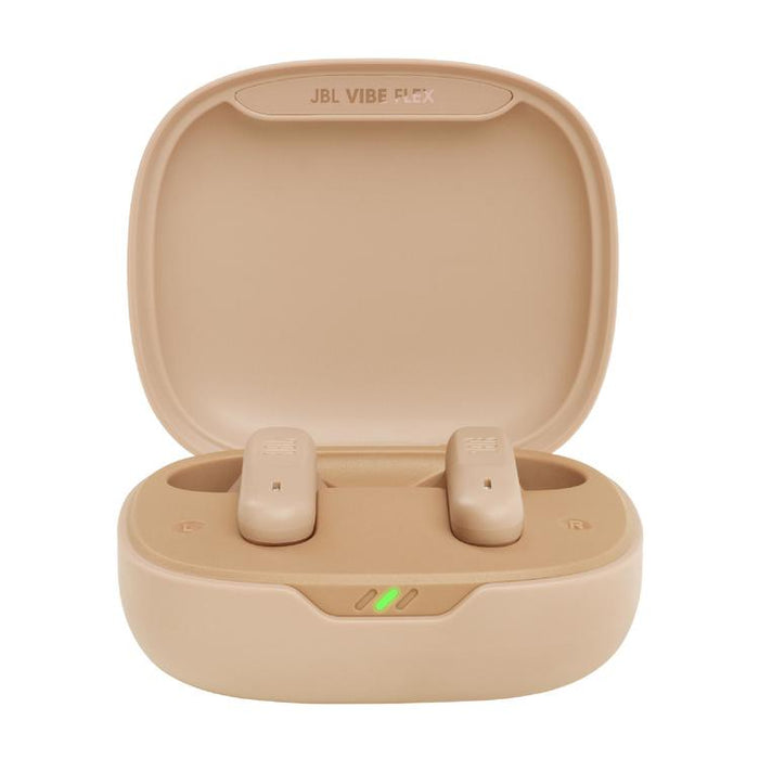 JBL Vibe Flex | Écouteurs intra-auriculaires - Sans fil - Bluetooth - Conception Stick-open - Technologie Smart Ambient - Beige-SONXPLUS Val-des-sources