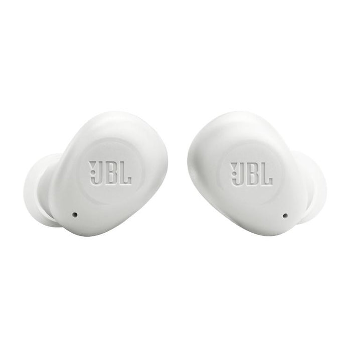 JBL Vibe Buds | Écouteurs intra-auriculaires - Sans fil - Bluetooth - Technologie Smart Ambient - Blanc-SONXPLUS Val-des-sources