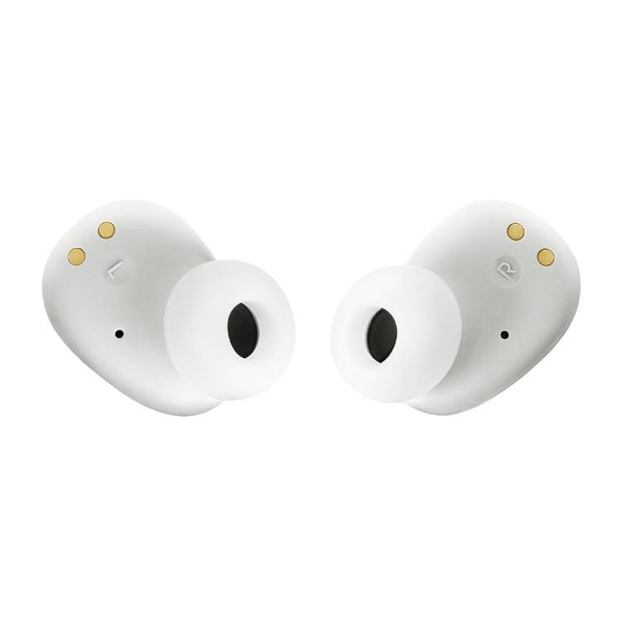 JBL Vibe Buds | Écouteurs intra-auriculaires - Sans fil - Bluetooth - Technologie Smart Ambient - Blanc-SONXPLUS Val-des-sources